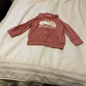 Boutique "It's fall y'all" shirt xxs truck with pumpkins kangaroo pockets